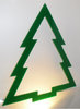 Doppeltanne, Acryl-Tanne, Weihnachtsbaum aus grünem Acrylglas, zum Aufhängen